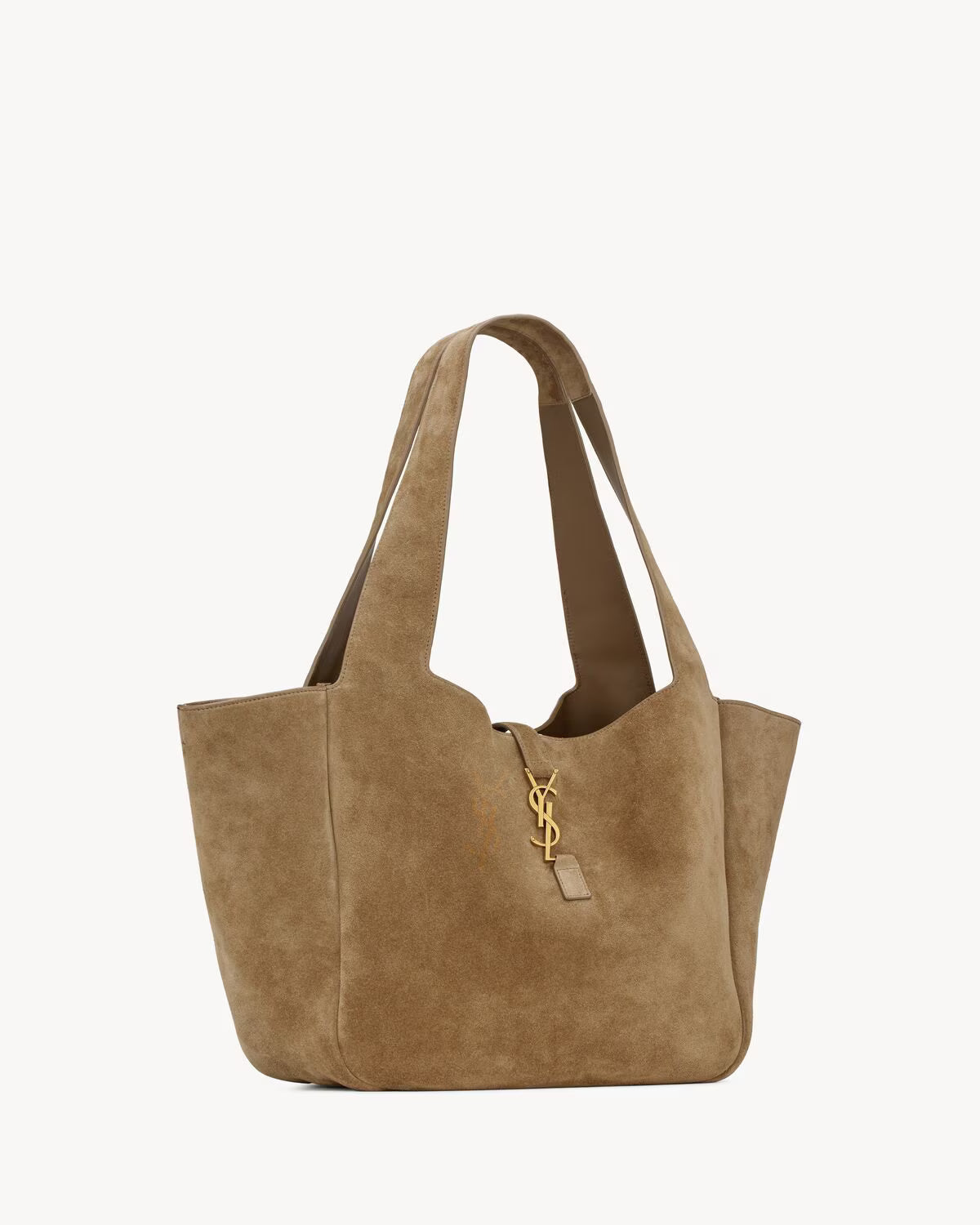 Saint Laurent Women's Brown Suede Bea Tote Bag