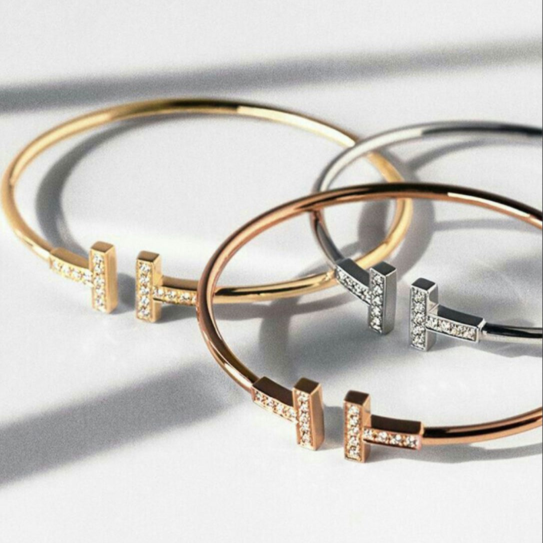 Bracelet T Wire Diamants TF