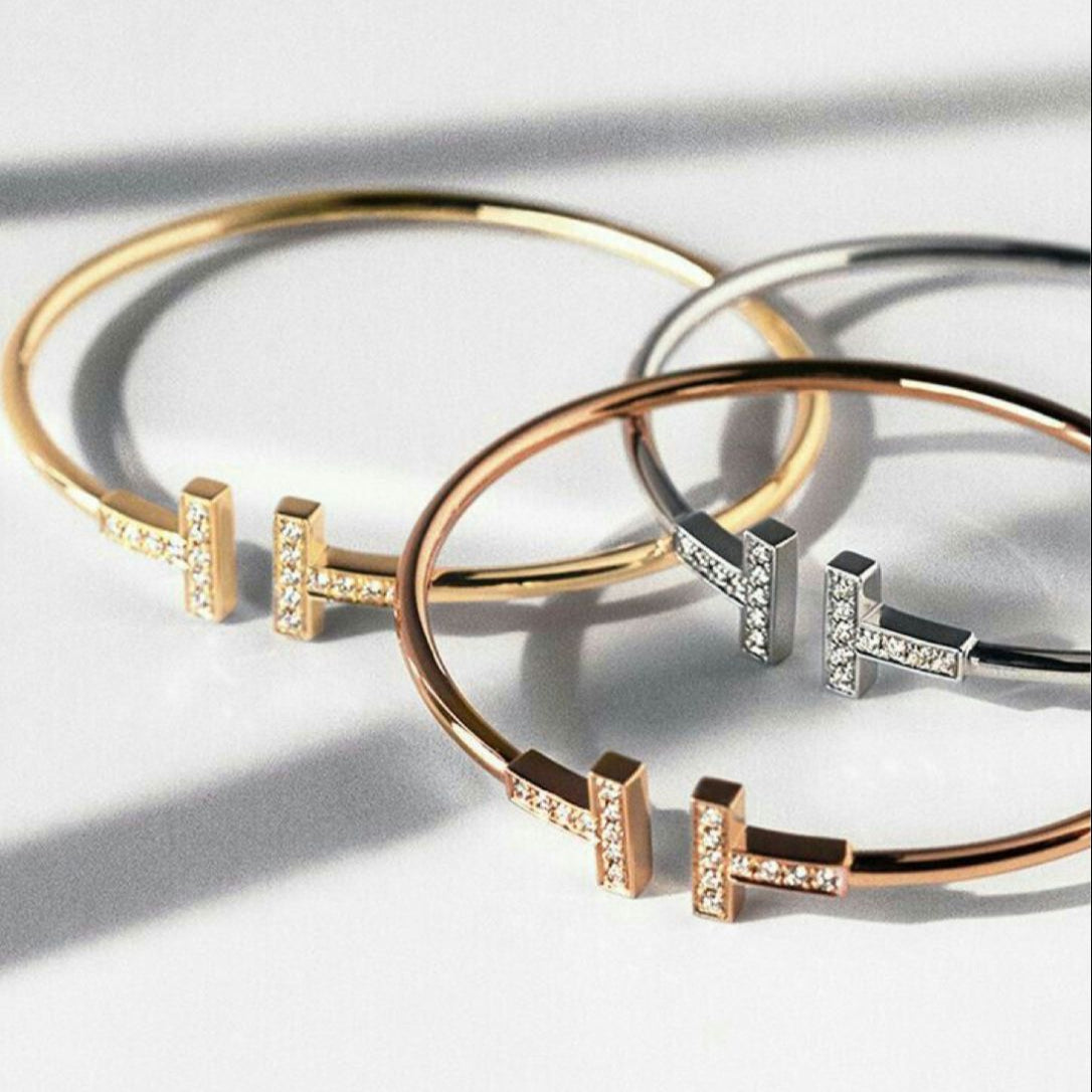Bracelet T Wire Diamants TF