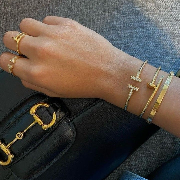 Bracelet T Wire Diamants TF