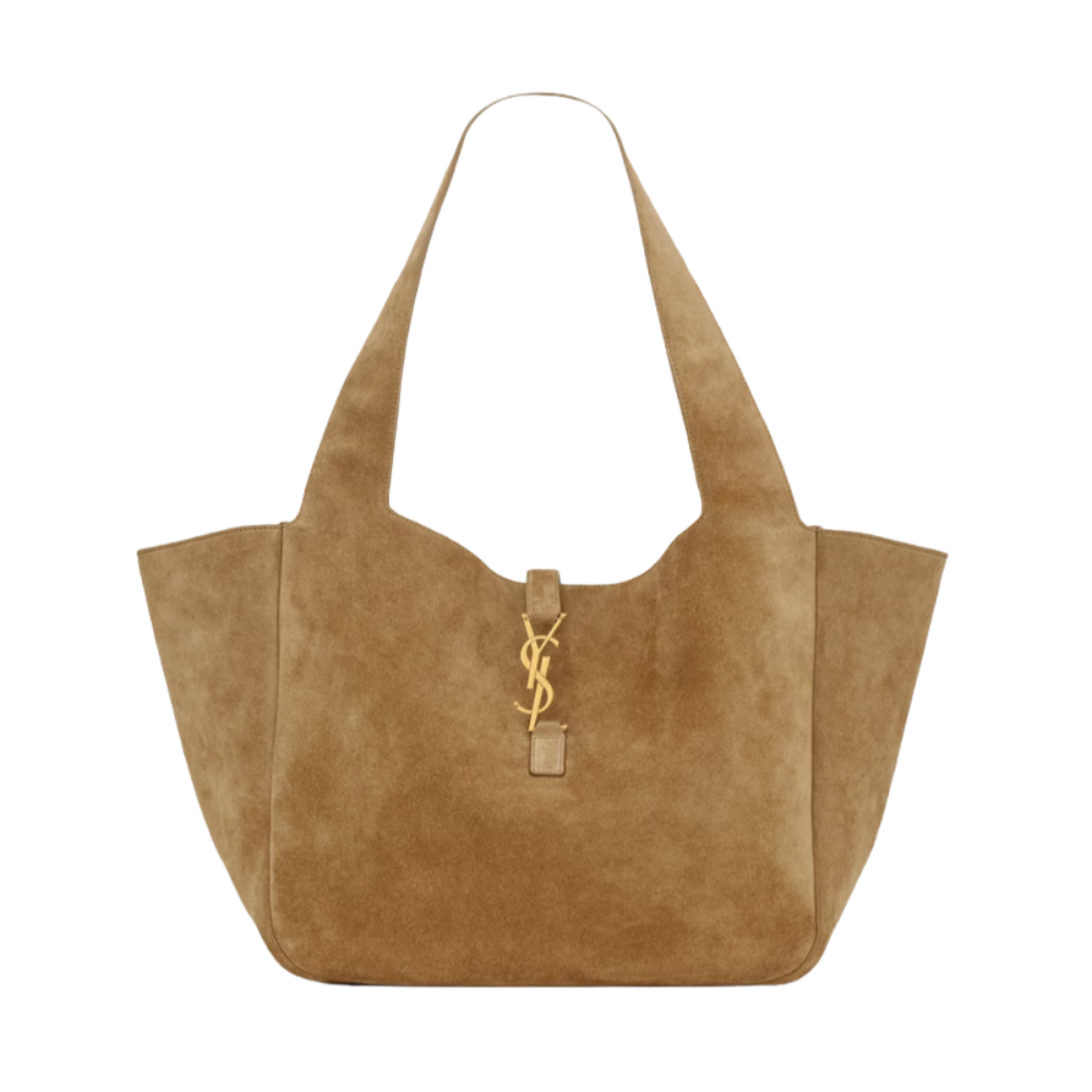 Saint Laurent Women's Brown Suede Bea Tote Bag